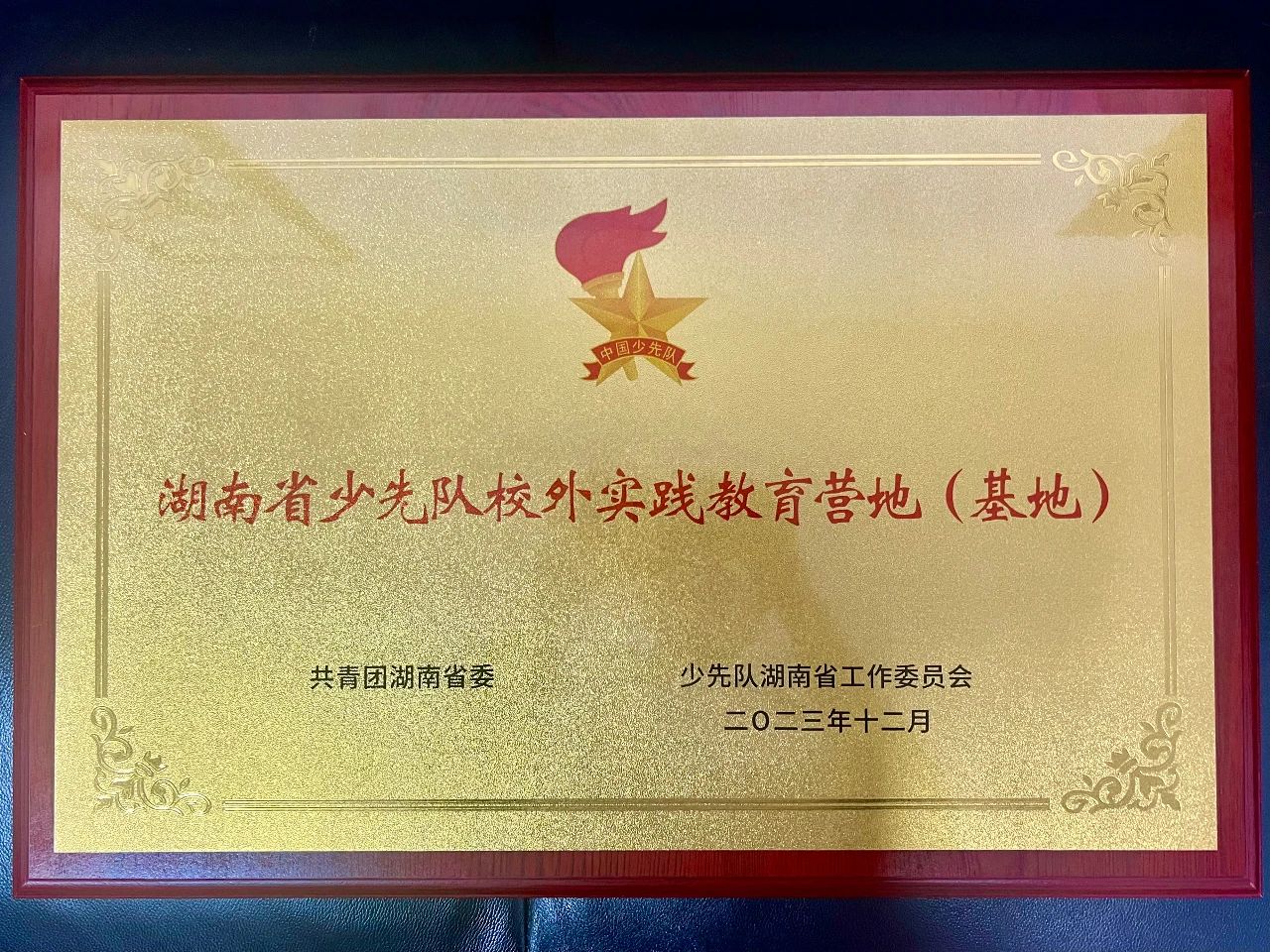 喜報丨常德市規劃展示館被授牌為首批“湖南省少先隊校外實(shí)踐教育營(yíng)地（基地）”1.jpg